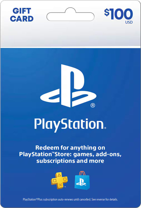 Gift Card PlayStation Network - PSN (Contas Americanas, USD)